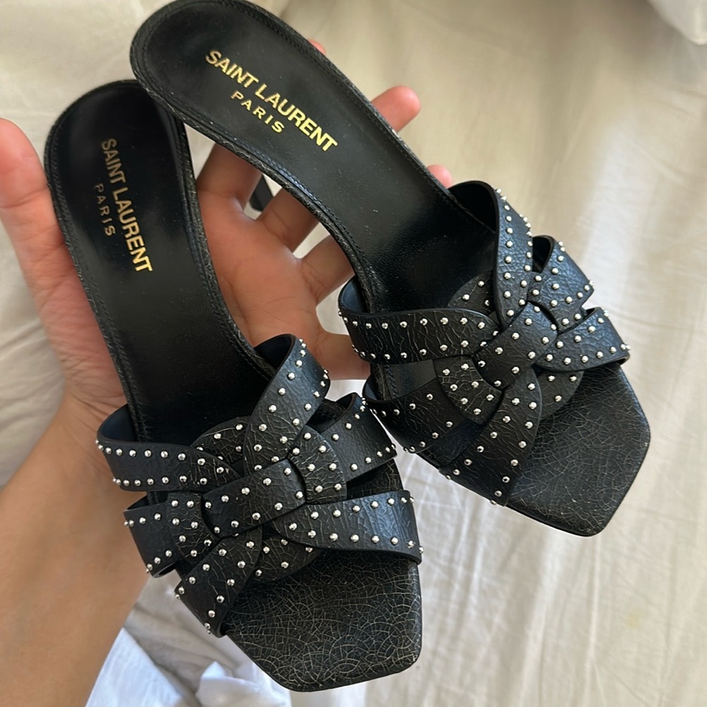 YSL Yves Saint Laurent Mule heels